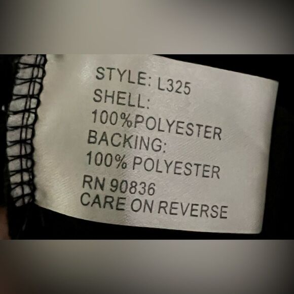 Port Authority CVS Logo Black Zip Up Vest. Pockets. Large. - Picture 6 of 6